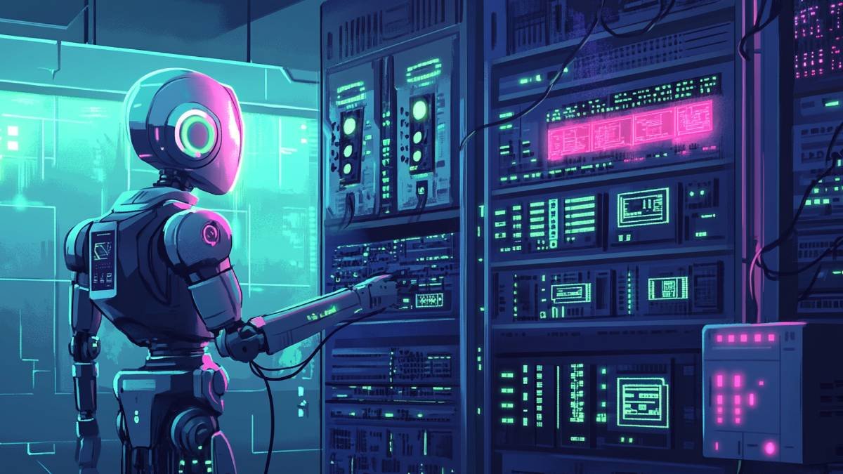 Robot optimizing server configurations in a state-of-the-art data center